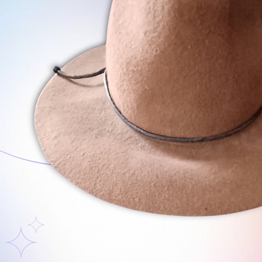 Chic Tan Wool Hat